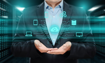 Cloud Computing Technology Internet Storage Network Concept