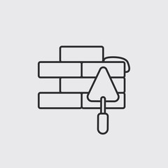 flat brickwork icon