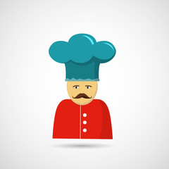 Chef in hat icon