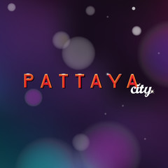 Pattaya sign logo night life