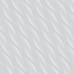 Obraz premium Abstract spiral pattern white and gray vector background, close up fabric