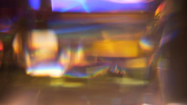 colorful out of focus stained glass