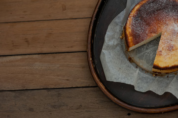 Homemade coconut sponge cake