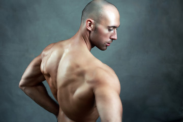 Obraz premium athletic muscule man