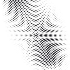 Vector abstract dotted halftone template background. Pop art dotted gradient design element. Grunge halftone textured pattern with dots.