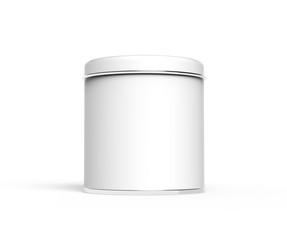 Metal tin mockup