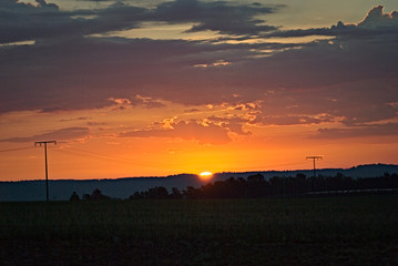 beautiful sunrise with a colorful sky