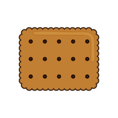 Sweet cookie dessert