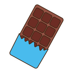 Sweet chocolate bar