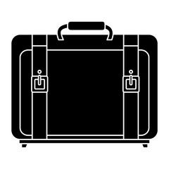 suitcase travel isolated icon vector illustration design