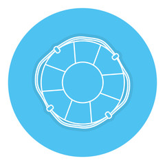 float lifeguard isolated icon vector illustration design