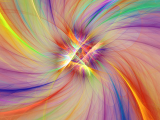 Abstract fractal background 3D rendering