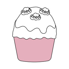Cupcake sweet dessert