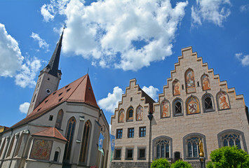 Wasserburg am Inn, Rathaus und Frauenkirche