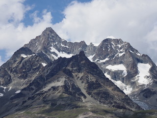 Alpine mountains landscape in swiss Alps at Switzerland