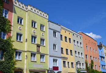 Wasserburg am Inn, typische H&auml;userzeile