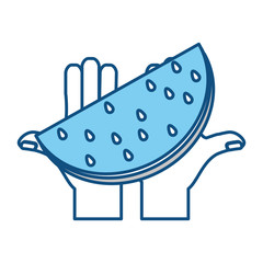 Delicious watermelon fruit