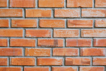 orange brick wall