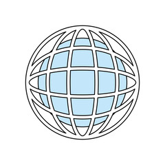 Global sphere symbol