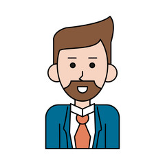 businessman cartoon icon image vector illustration design 