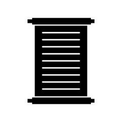 Museum papyrus isolated icon vector illustration design