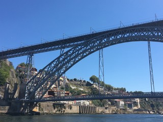 Naklejka premium pont eiffel porto