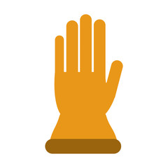 Obraz premium single glove icon image vector illustration design 