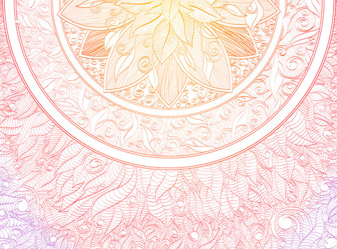 Mandala vector ornament