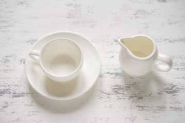 Empty coffee cup