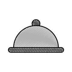 tray server isolated icon vector illustration design
