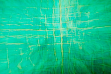 Liquid squares in yellow and green