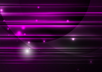 Glowing futuristic lines