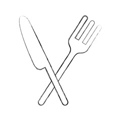 cutlery kitchen isolated icon vector illustration design