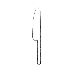 knife cutlery isolated icon vector illustration design