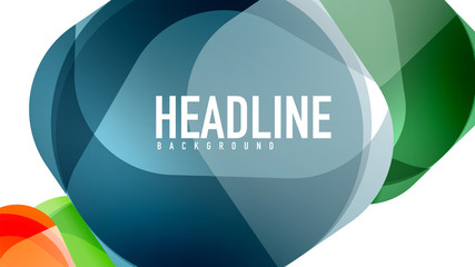 Modern geometric presentation background