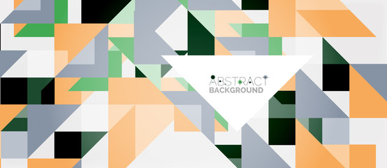 Triangle pattern design background