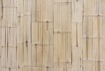 Texture of bamboo fence