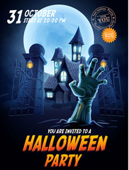 Fototapeta premium halloween horror party