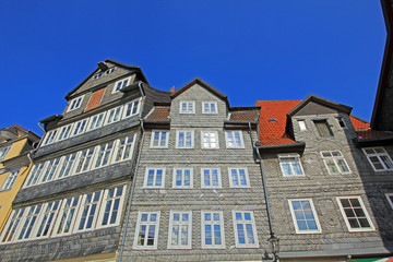 Fototapeta na wymiar Wolfenbüttel: Malerische Bürgerhäuser (Niedersachsen)