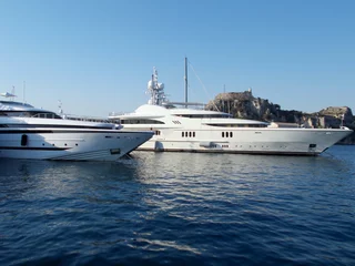 Photo sur Plexiglas Sports nautique super yacht