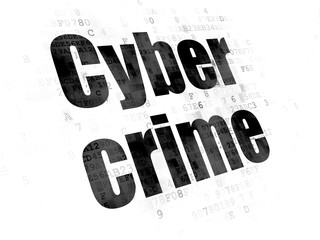 Security concept: Cyber Crime on Digital background