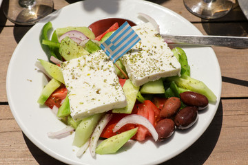 Village greek salad.