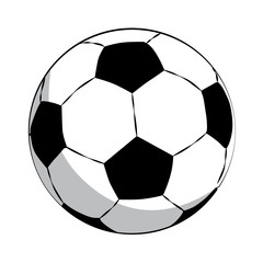 Vector Soccer ball isolated on a white background (Football)