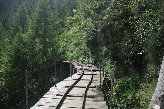 rotaia ferrovia Campliccioli Antrona