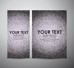 Brochure business design Abstract dots pattern background. 
