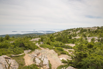 View from Cadillac Mountain in Acadia National Park