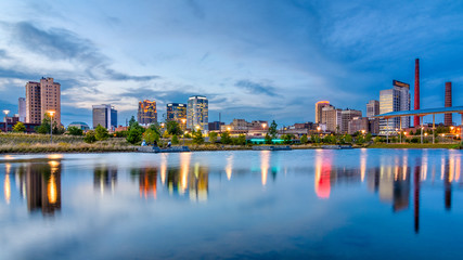 Birmingham, Alabama, USA downtown city skyline. - obrazy, fototapety, plakaty