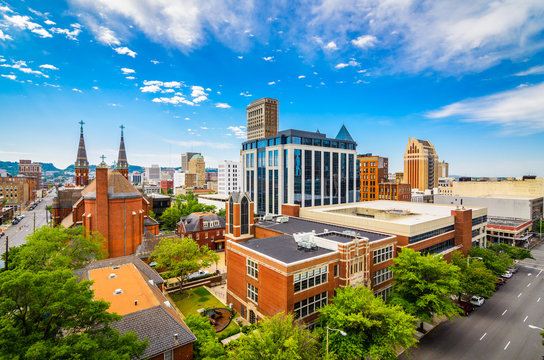 Birmingham, Alabama, USA downtown city skyline.