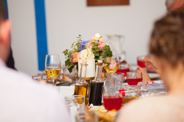 Buffet Dinner Restaurant Catering Food Concept