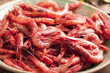 Fresh Prawns ready for cook